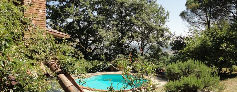 villa in vendita a piegaro-piscina